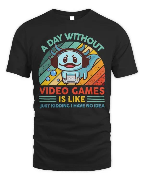 Axolotl Gamesolotl Gamer Axolotl Playing Video Games Boys Girls 315