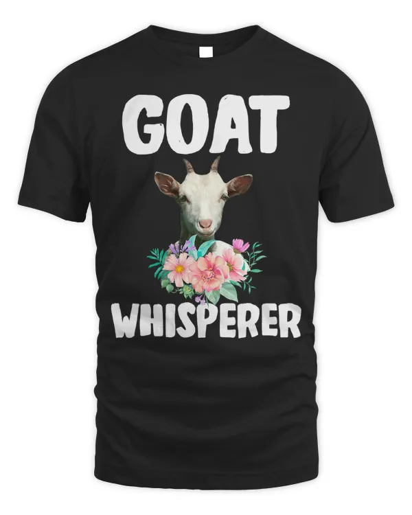 Goat Goats Whisperer Cute Floral Flower Farm Farmer Girl 197 Goat Lover