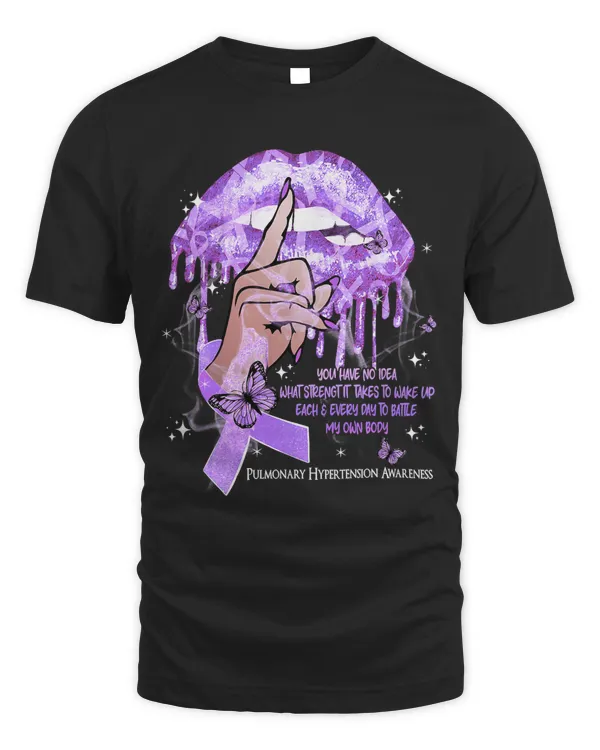 Dripping Lips Butterflies Pulmonary Hypertension Awareness