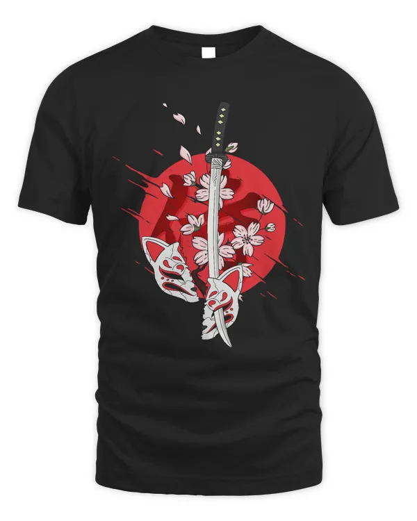 Ancient Japanese Cherry Blossom Samurai Katana Sword
