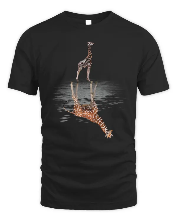 Giraffe Giraffes Reflection Funny Fathers Day Dog 124 Giraffes
