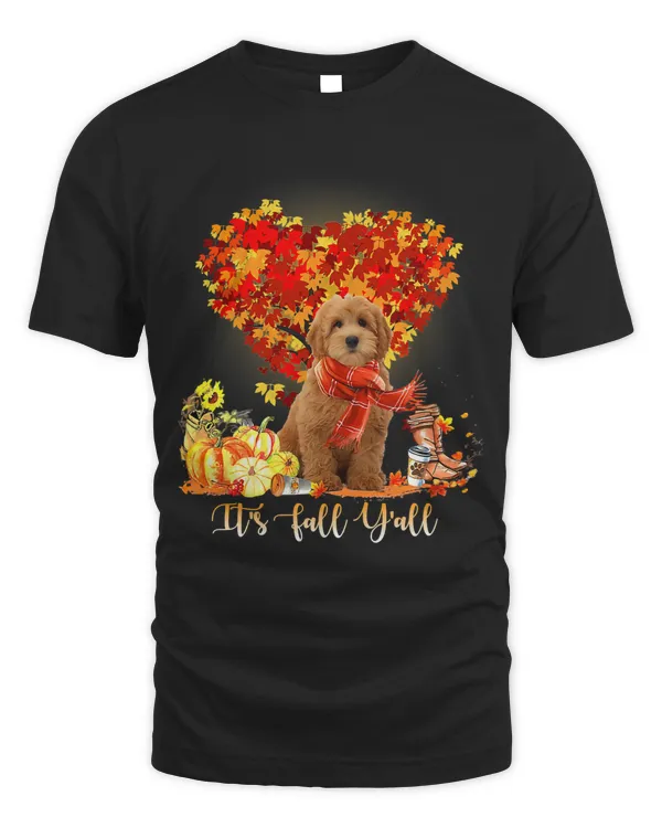 Its Fall Yall Goldendoodle Dog Lovers Thanksgiving186