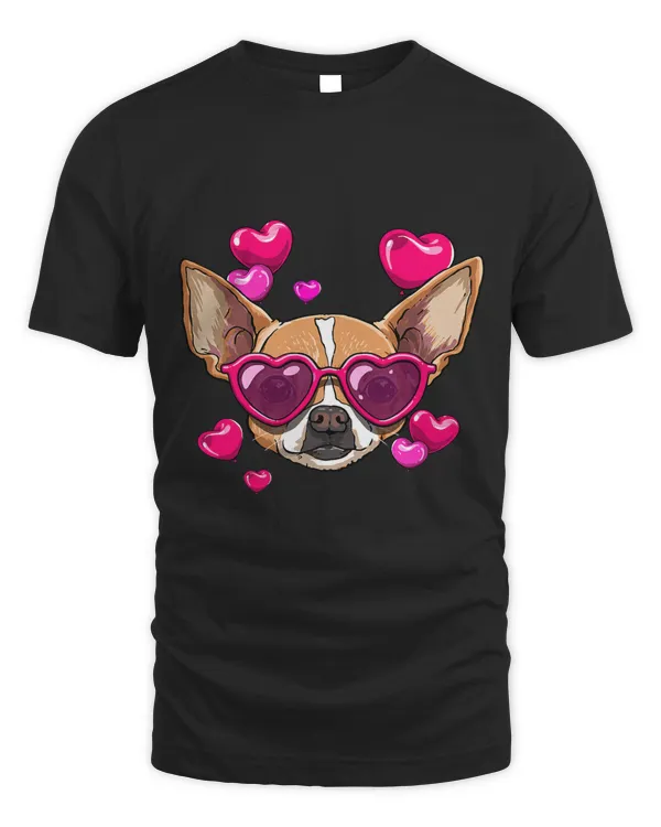 Valentines Day Chihuahua Heart Couples Love Day Dog Lover149