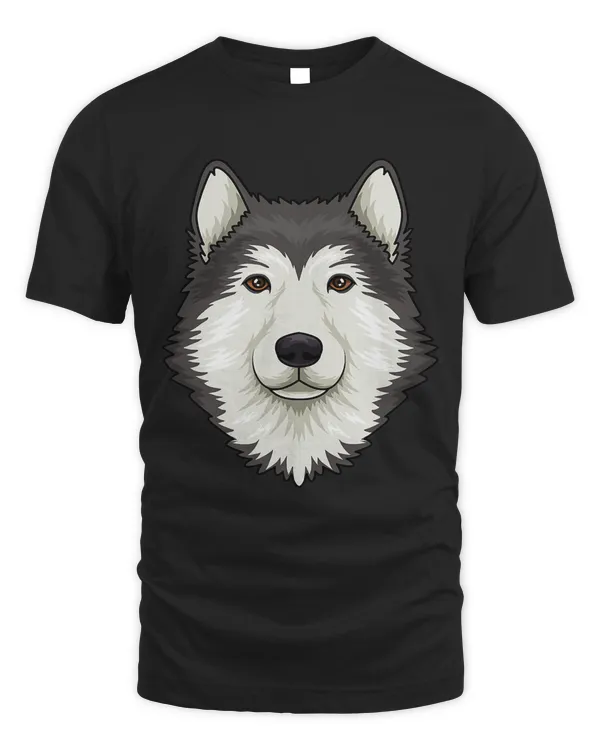 Alaskan Malamute Dog HeadAlaskan Malamute Dog Lover 337