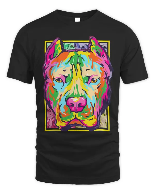 Cute Pit Bull Dog Lover Pop Art Pit Bull Dog Owner 303