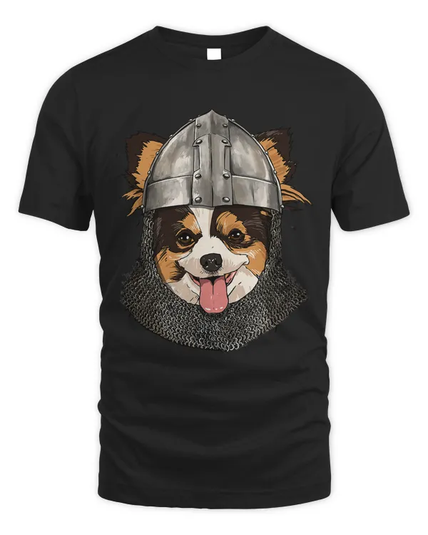 Medieval Papillon Knight Warrior Dog Lover 9