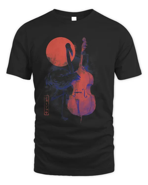 Beautiful Song Musician Flamingo Cello Player Music Lovers655