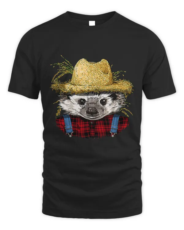 Hedgehog Farmer Farming Agriculture Rancher Animal Lover 139