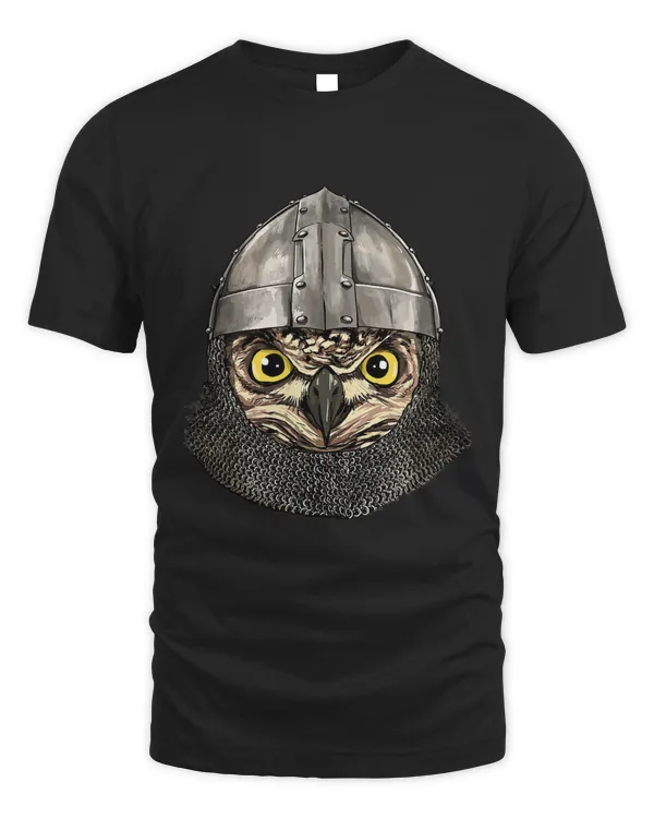 Medieval Owl Knight Warrior Owl Bird Lover 40