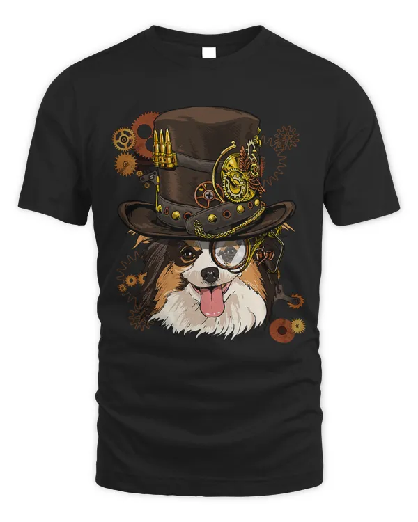 Steampunk Papillon Dog Continental Toy Spaniel Pet Dog Lover 2