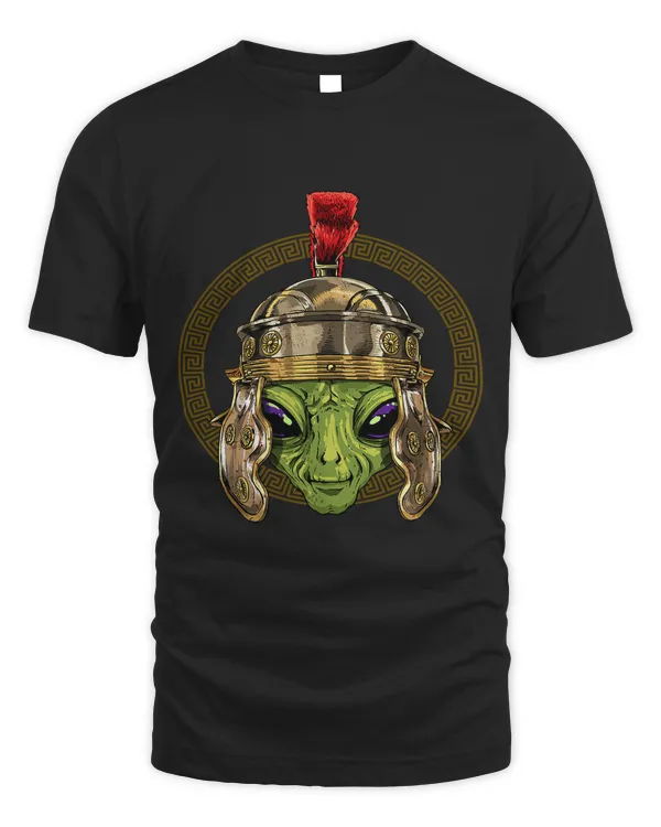 Alien in Roman Helmet Centurion Legionnaire Alien Lover 233
