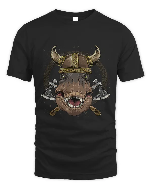 Viking TRex with Viking Helmet Mjolnir Axes 256