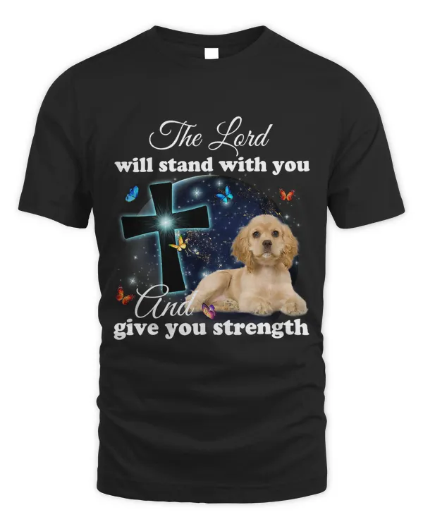 American Cocker Spaniel The Lord Stand With You Christian180