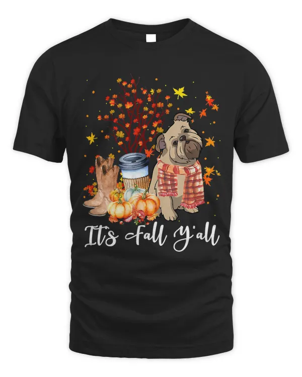 Its Fall Yall Brussels Griffon Dog Pumpkin Fall Autumn326