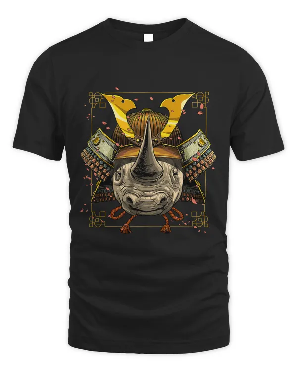 Samurai Rhinoceros Warrior Samurai Lovers Gift Women Men 259