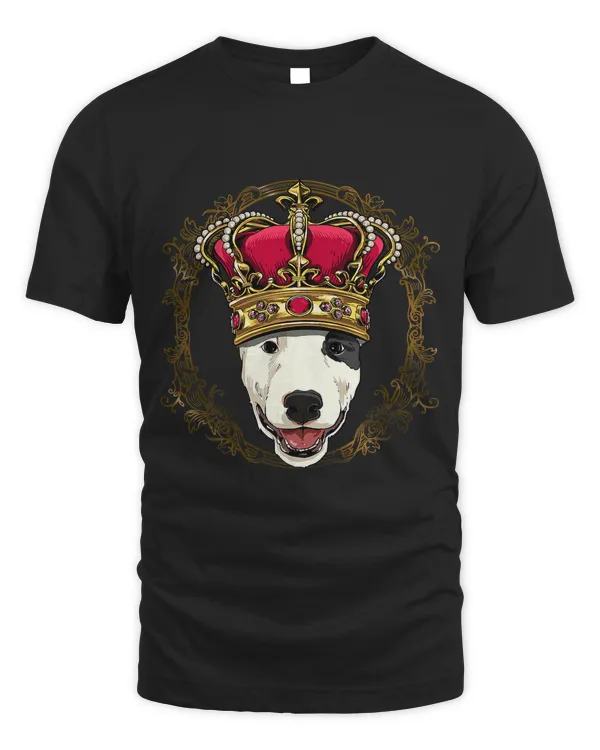 King Bull Terrier With CrownQueen Bull Terrier Dog 311