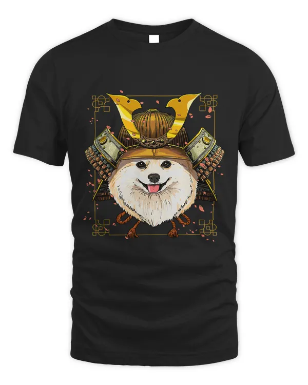 Samurai Pomeranian Dog Warrior Samurai Lovers Gift 267