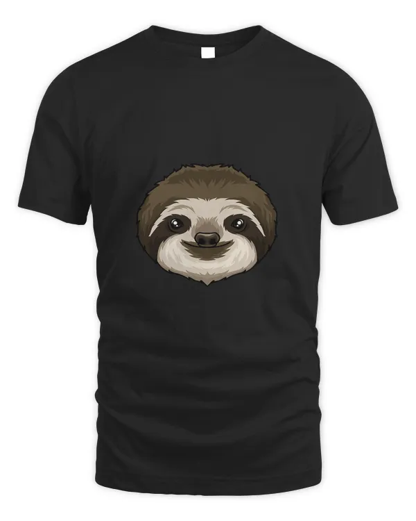 Sloth Animal HeadCute Sloth Lover Women Men 341