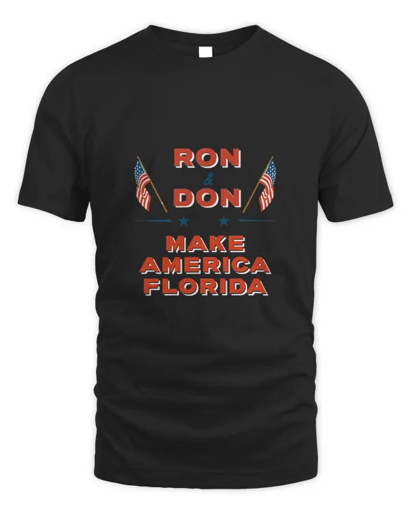 Ron Don 2024 President Elections USA Flag Patriotic Vintage