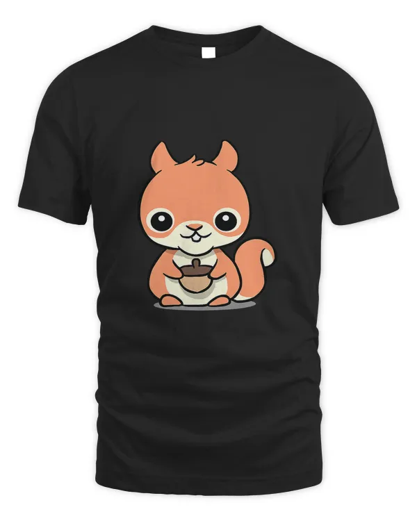 Chibi Kawaii Squirrel Wildlife Rodent Animal Lover 729