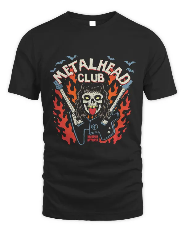 Vintage Metalhead Club Guitar Lover Metal51