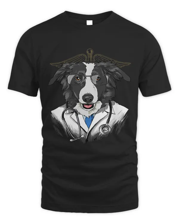 Border Collie Dogtor Vet Veterinarian Dog Doctor 298