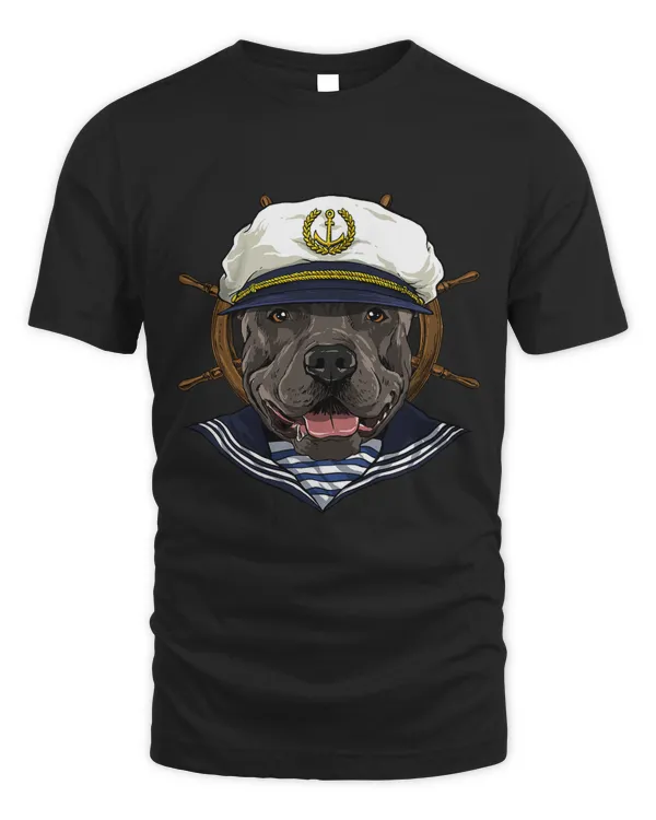 Pit Bull Sailor Boat Captain Pit Bull Dog 169