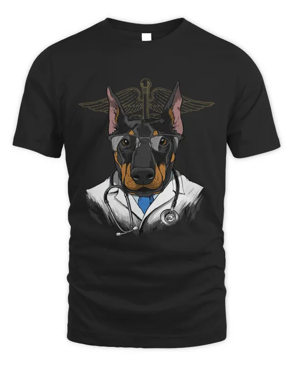 Dogtor Doberman Pinscher Vet Doctor Surgeon Physician Dog 151