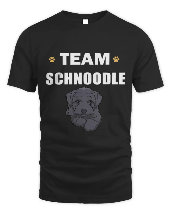 Team Schnoodle Cute Dog Lover Pawprint 350
