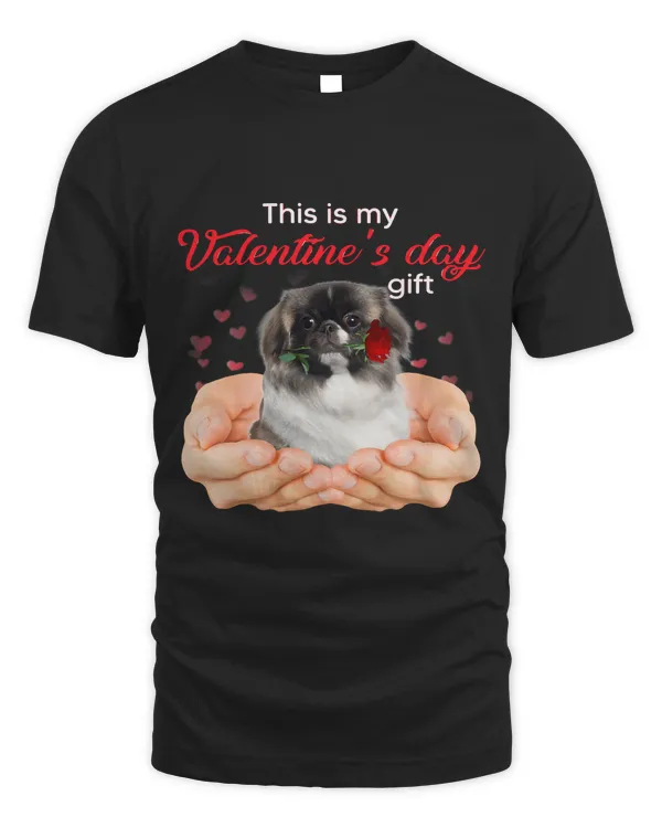 Cute Pekingese This Is My Valentines Day Pajama