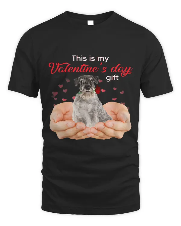Cute Schnauzer This Is My Valentines Day Pajama
