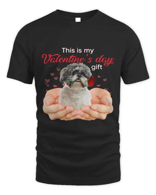 Cute Shih Tzu This Is My Valentines Day Pajama