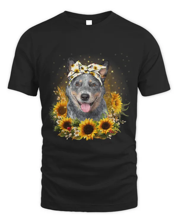 Sunflower Australian Cattle Dog Mothers Day For Women
