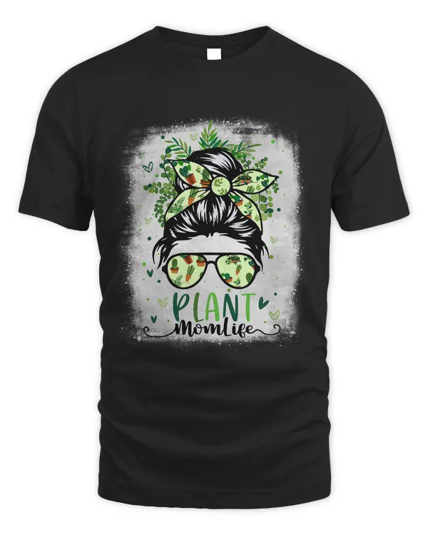 Plant Lady Mom Life Messy Bun Gardening Gardeners Grandma