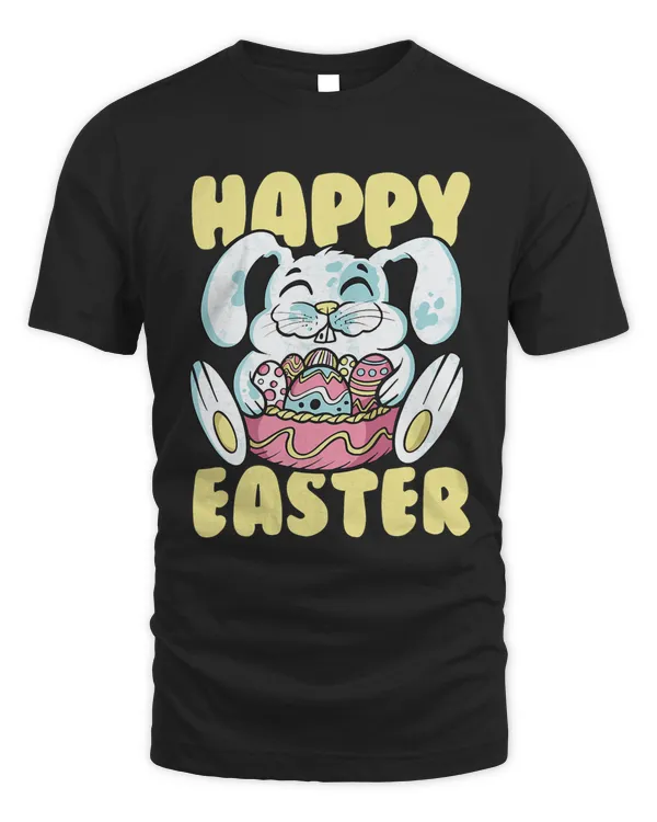 Happy Easter Bunny Rabbit Eggs Family Dye