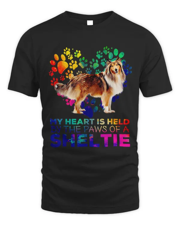 My Heart Is Held By The Paws Of A Sheltie Dog