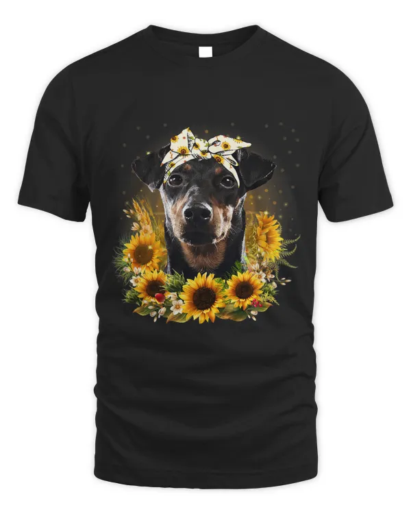 Sunflower Manchester Terrier Dog Mothers Day For Women