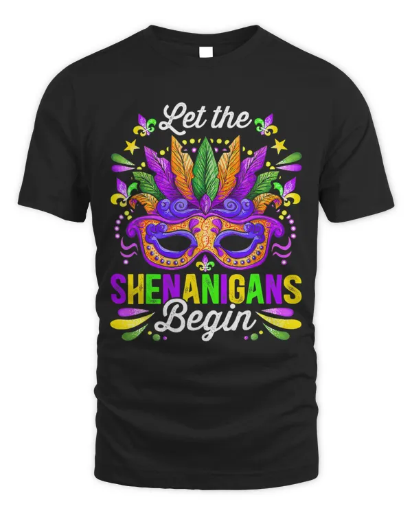 Mardi Gras Costume Let The Shenanigans Begin Mask 135