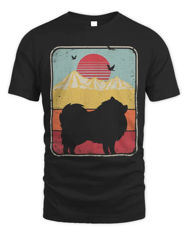 Pomeranian . Retro Style 229