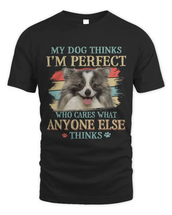My Dog Thinks Im Perfect German Spitz Dog Retro Style 1