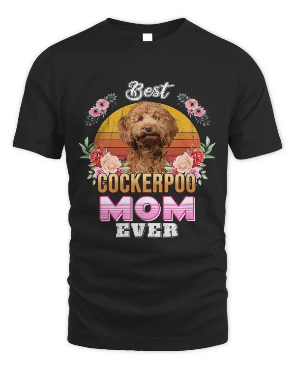 Vintage Best Cockerpoo Mom Ever Mothers Day For Dog Mom