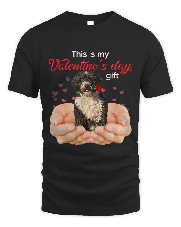 Cute Spanish Water Dog This Is My Valentines Day Pajama