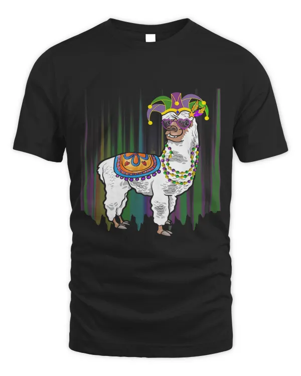 Beads Mask Mardi Gras Llama