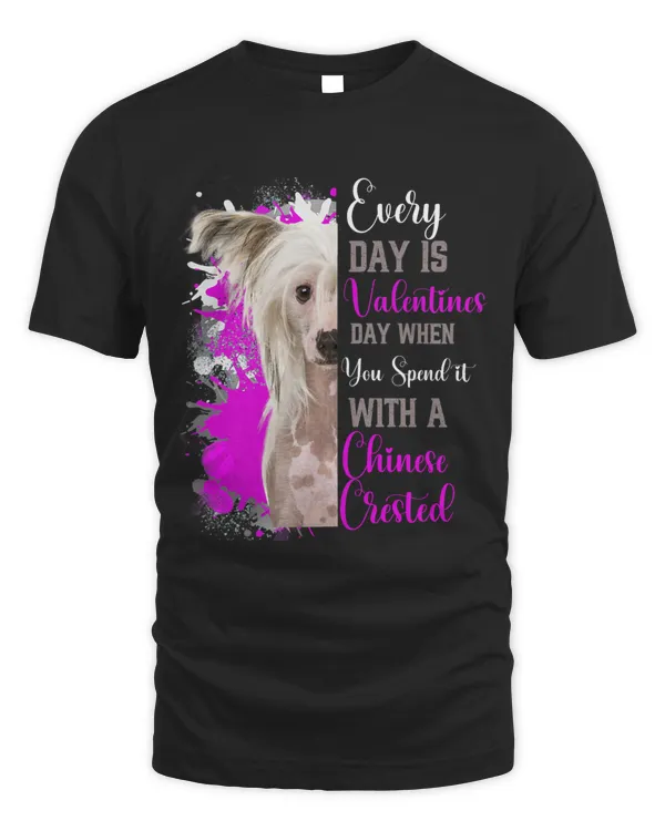 Funny Valentines Day Chinese Crested Mom Mother Terrier momm