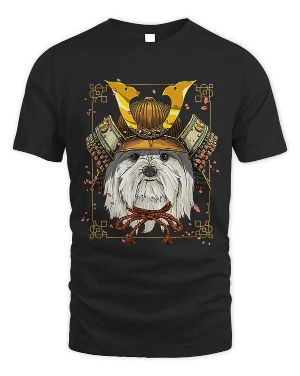 Samurai Maltese Dog Warrior Samurai Lovers Gift 248