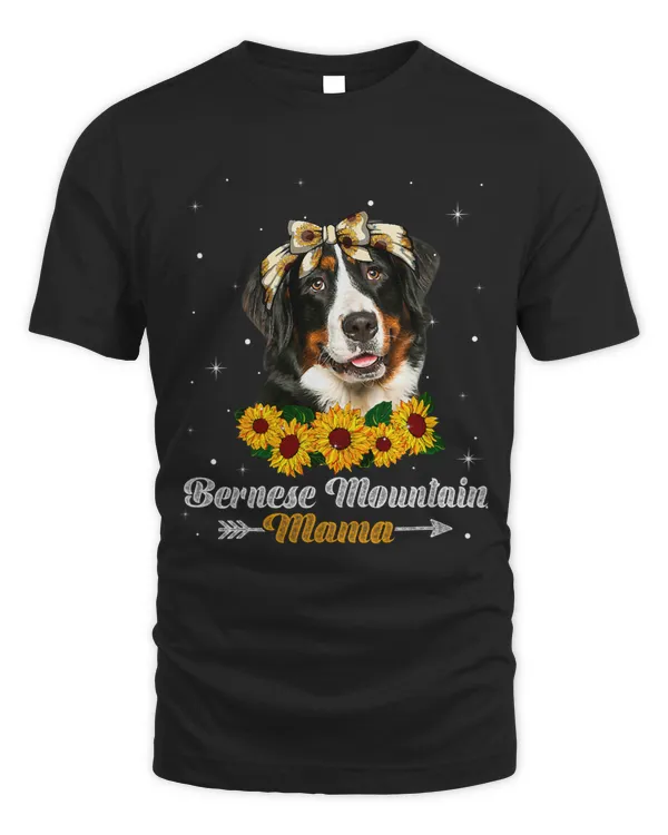 Womens Cute Bernese Mountain Mama Dog Mom Dog Lover Mothers Day