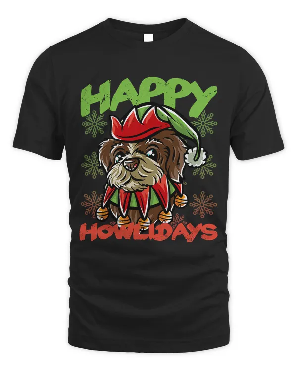 Happy Howlidays Shih Tzu Elf Dog Merry Christmas Dogs 64