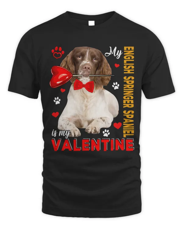 My English Springer Spaniel Is My Valentine Dog With Heart 68