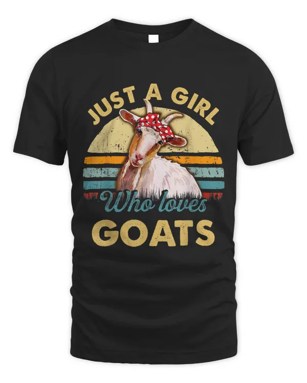 Funny Just A Girl Who Loves Goats 87
