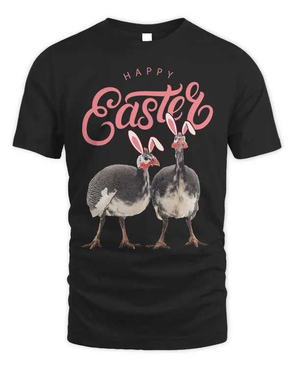 Guinea Hen Fowl Poultry Farm Animal Funny Easter Rabbit Ears